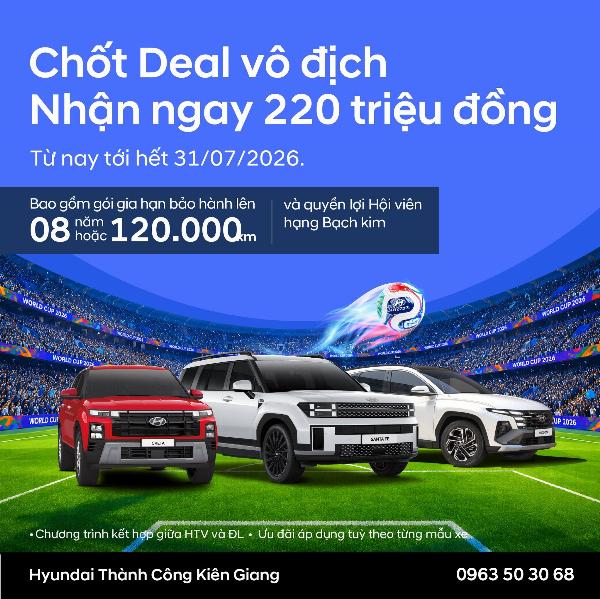 Hyundai Kiên Giang – kênh tư vấn xe Hyundai dành cho khách hàng Kiên Giang